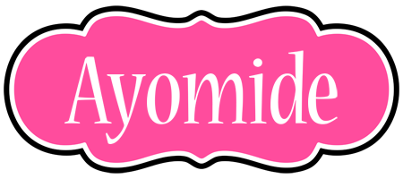 Ayomide invitation logo