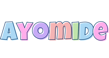 Ayomide pastel logo