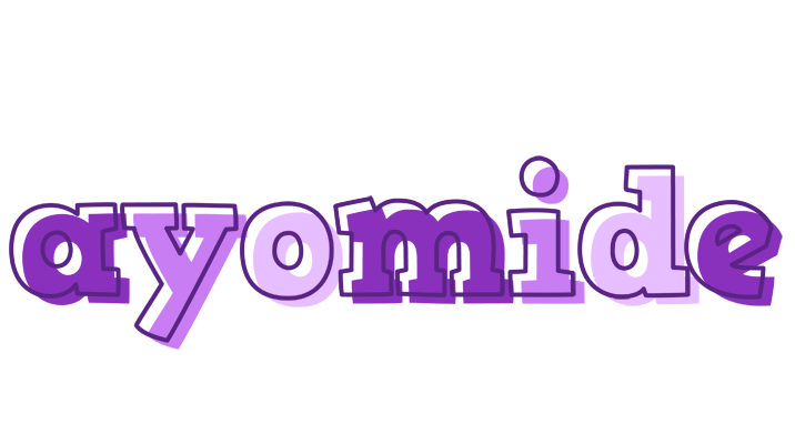 Ayomide sensual logo