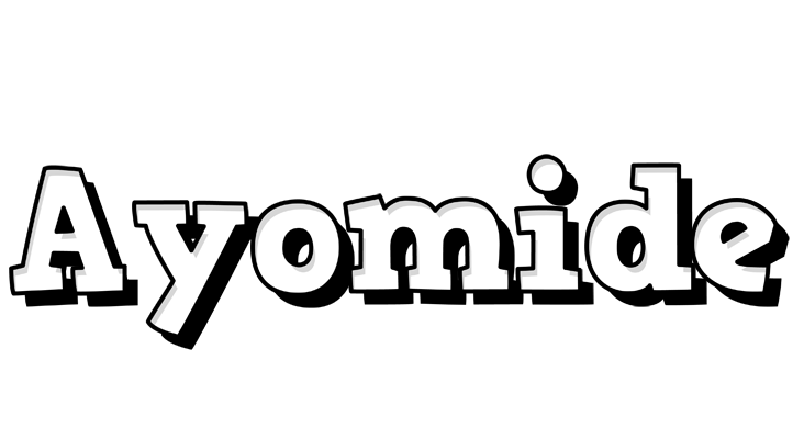 Ayomide snowing logo