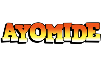 Ayomide sunset logo