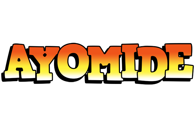 Ayomide sunset logo