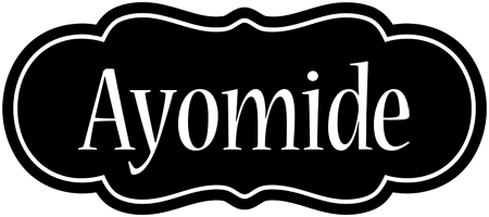 Ayomide welcome logo