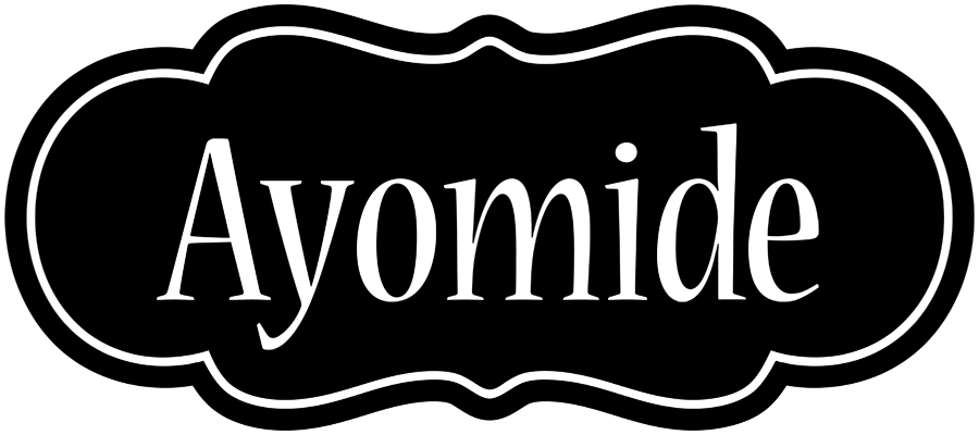 Ayomide welcome logo