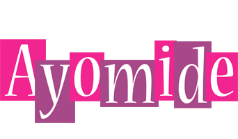 Ayomide whine logo