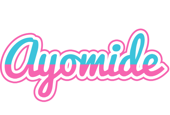 Ayomide woman logo