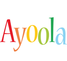 Ayoola birthday logo