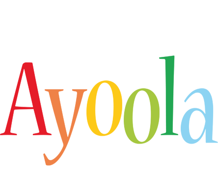 Ayoola birthday logo