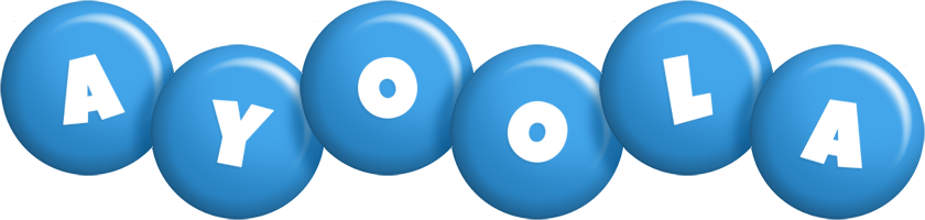 Ayoola candy-blue logo