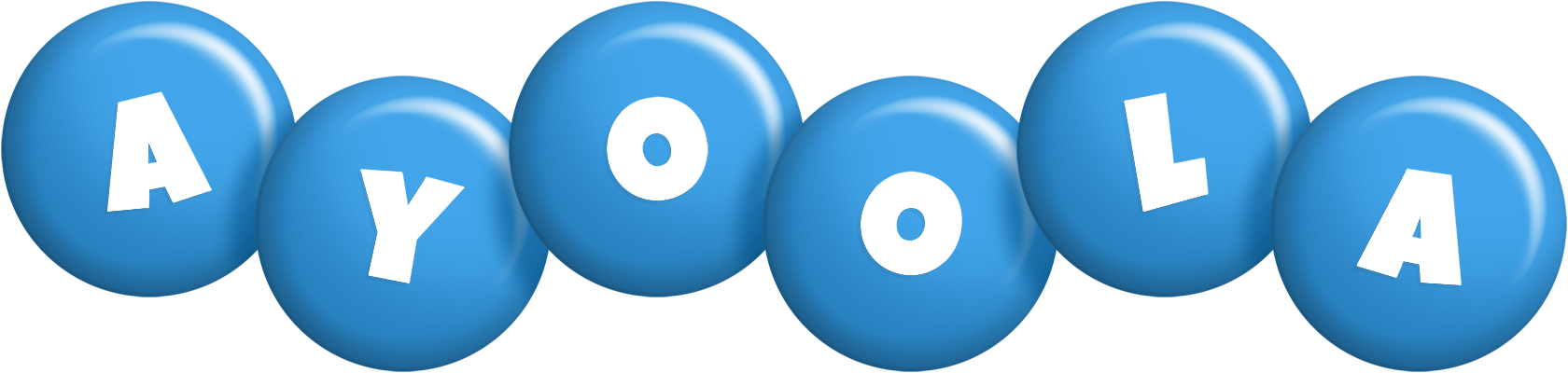 Ayoola candy-blue logo