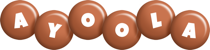 Ayoola candy-brown logo