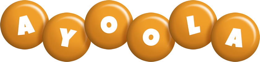 Ayoola candy-orange logo