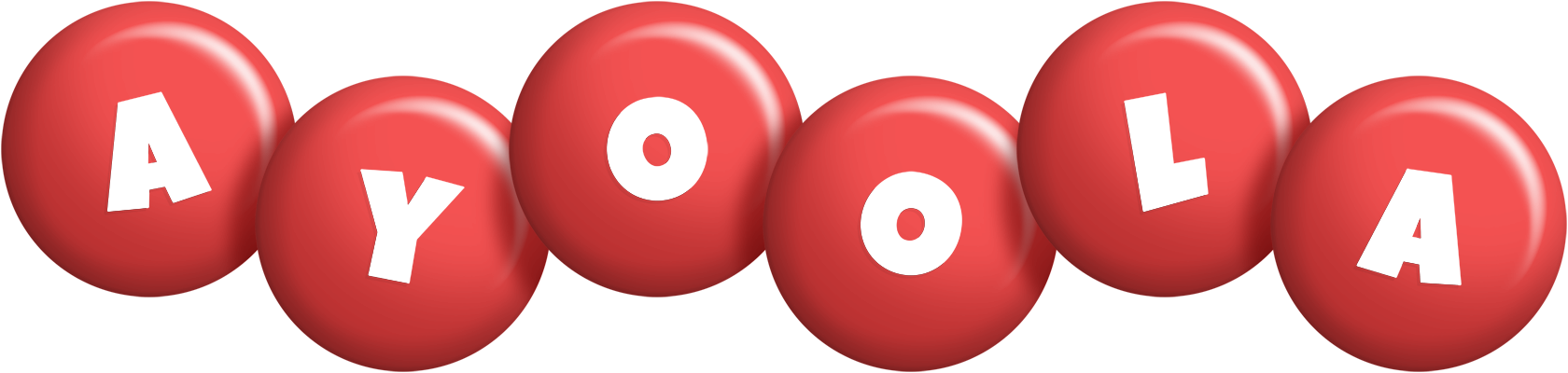 Ayoola candy-red logo