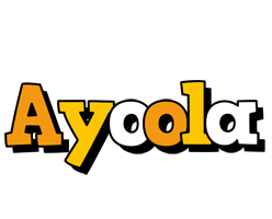 Ayoola cartoon logo