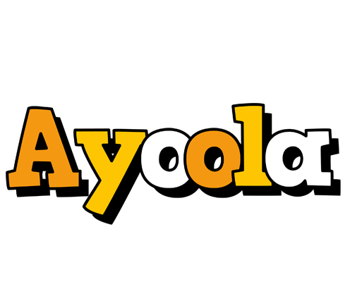 Ayoola cartoon logo