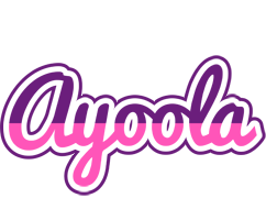 Ayoola cheerful logo