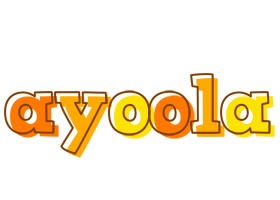 Ayoola desert logo