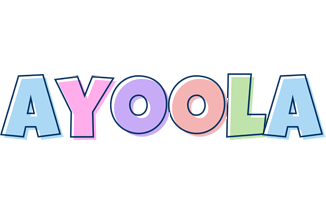 Ayoola pastel logo