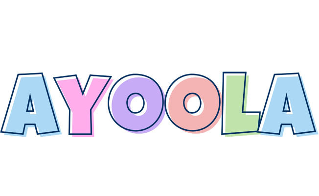Ayoola pastel logo