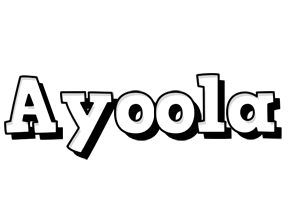 Ayoola snowing logo