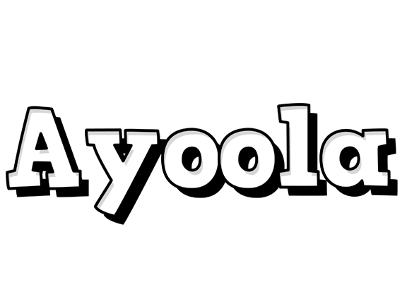 Ayoola snowing logo