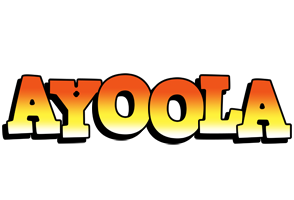 Ayoola sunset logo