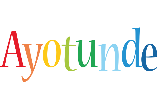 Ayotunde birthday logo