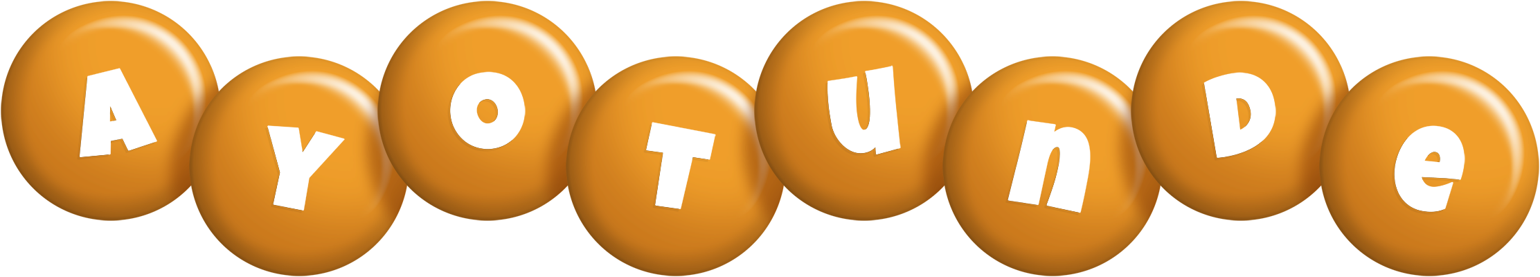 Ayotunde candy-orange logo