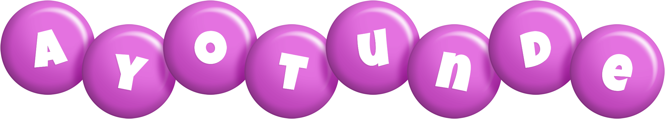 Ayotunde candy-purple logo