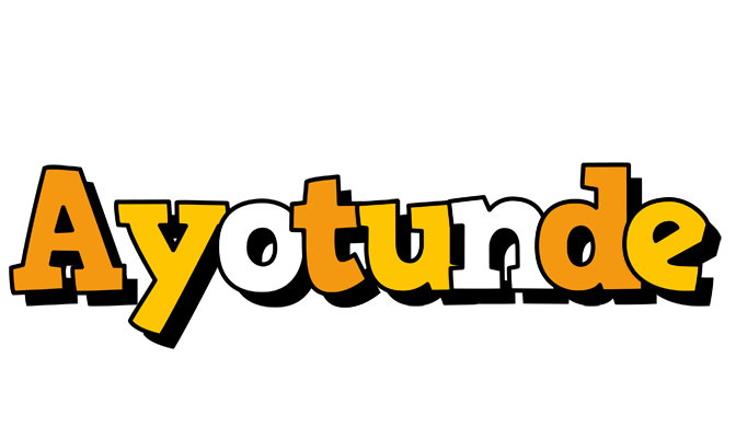 Ayotunde cartoon logo