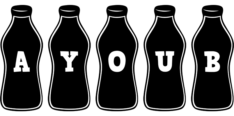 Ayoub bottle logo