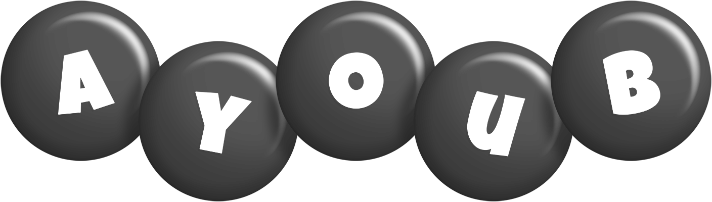 Ayoub candy-black logo