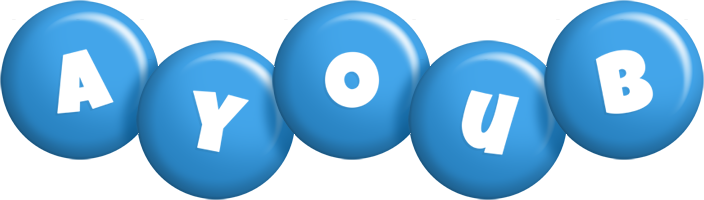 Ayoub candy-blue logo