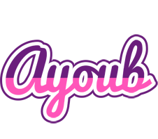 Ayoub cheerful logo