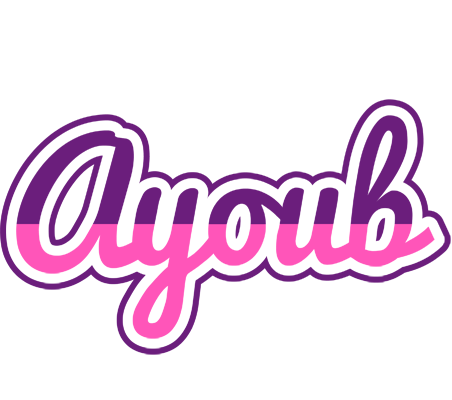 Ayoub cheerful logo