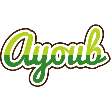 Ayoub golfing logo
