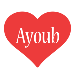 Ayoub love logo