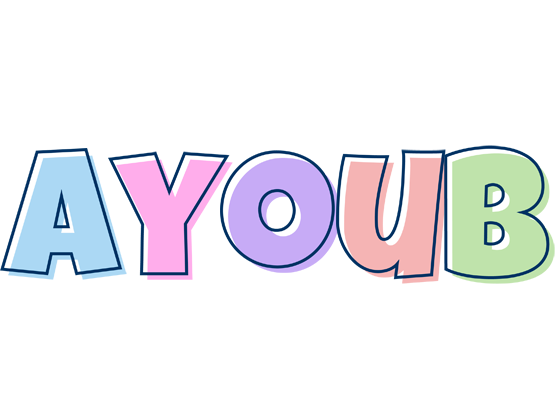 Ayoub pastel logo