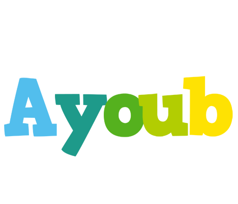 Ayoub rainbows logo