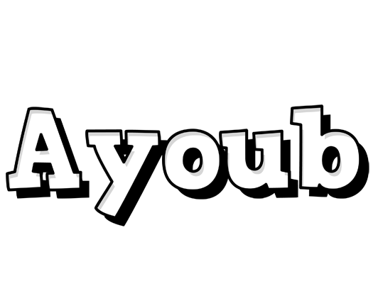 Ayoub snowing logo