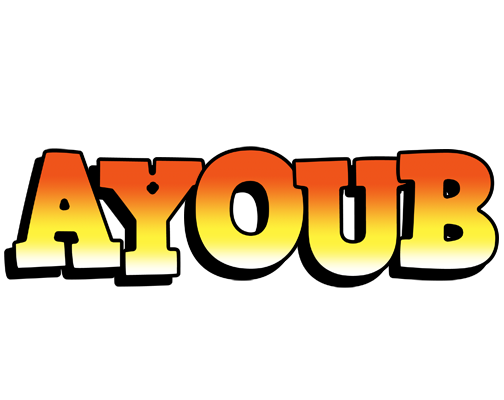 Ayoub sunset logo