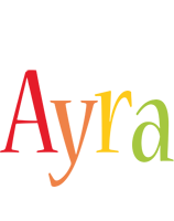 Ayra birthday logo