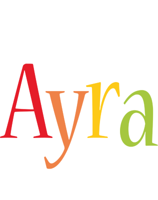 Ayra birthday logo