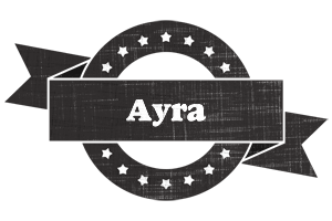 Ayra grunge logo