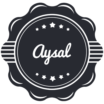 Aysal badge logo