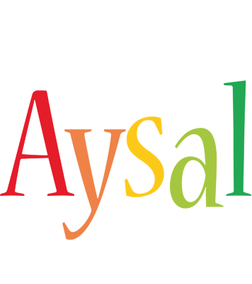 Aysal birthday logo