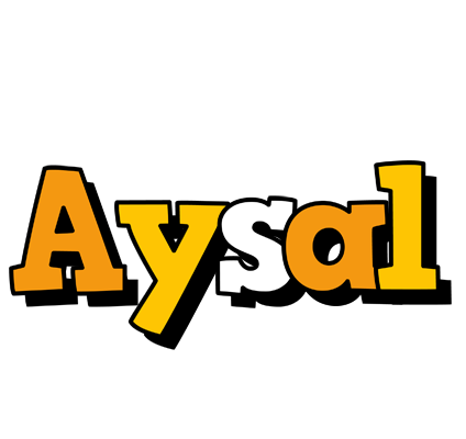 Aysal cartoon logo