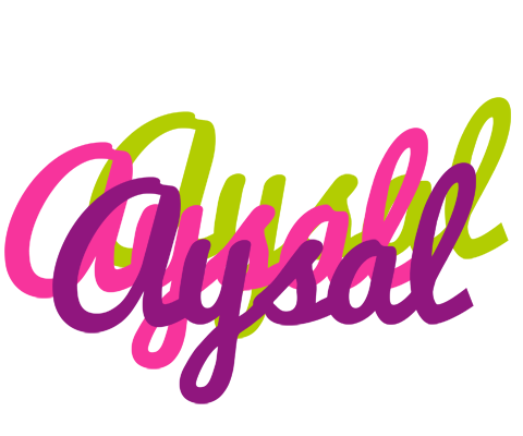 Aysal flowers logo