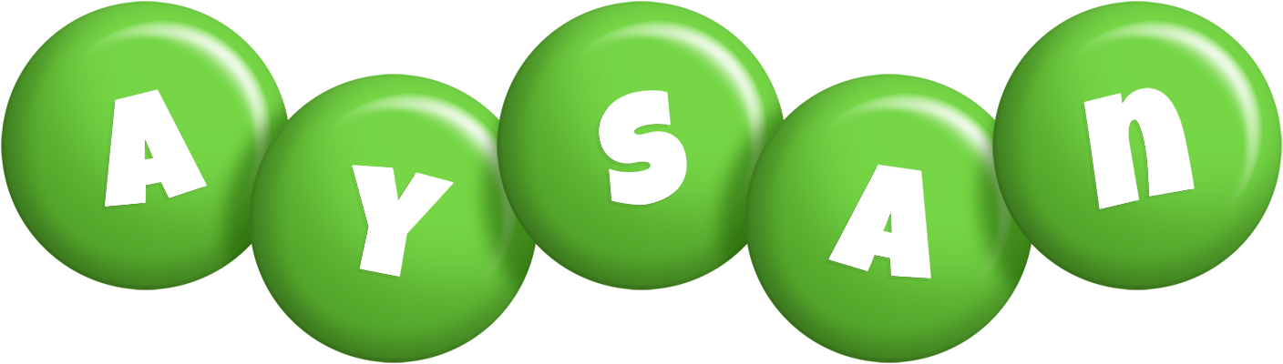 Aysan candy-green logo