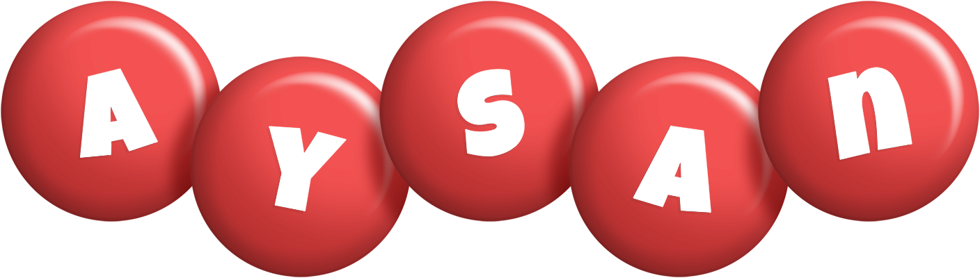 Aysan candy-red logo